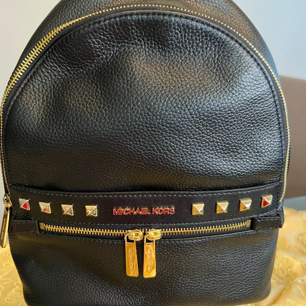 Michael Kors Black Backpack. NWT